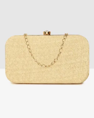 Ladies Gold Purse Handbag