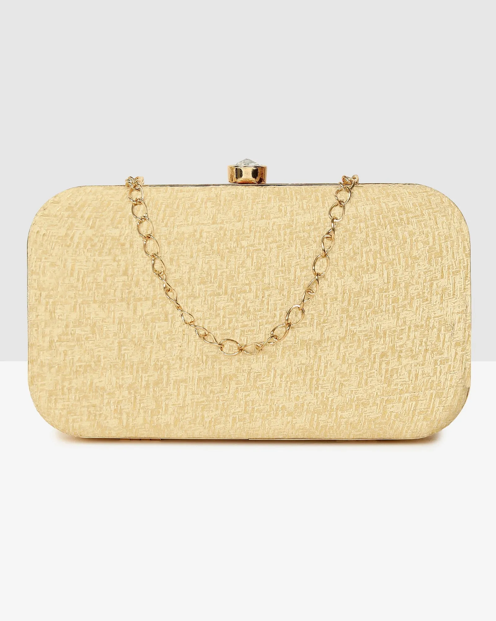 Ladies Gold Purse Handbag