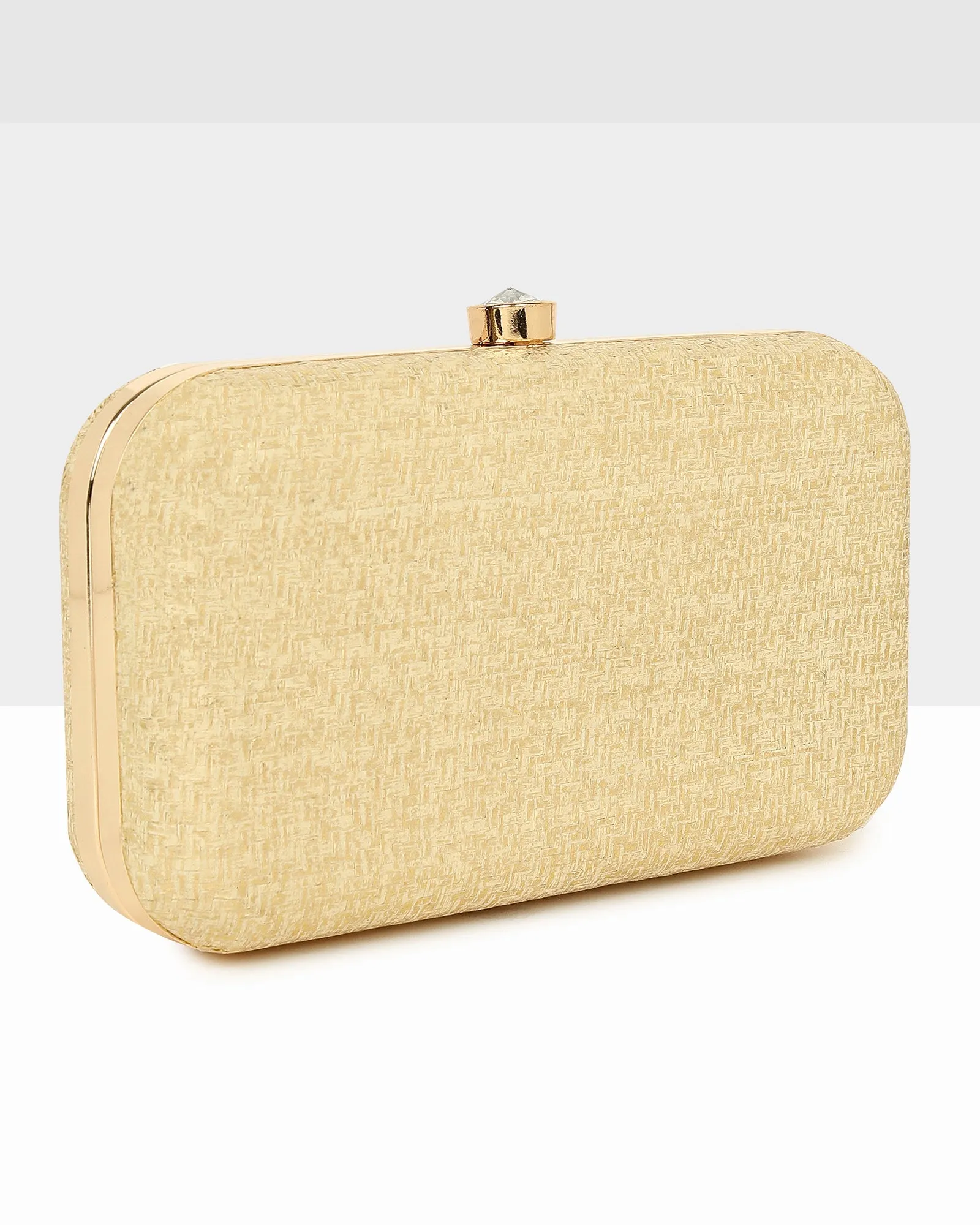 Ladies Gold Purse Handbag