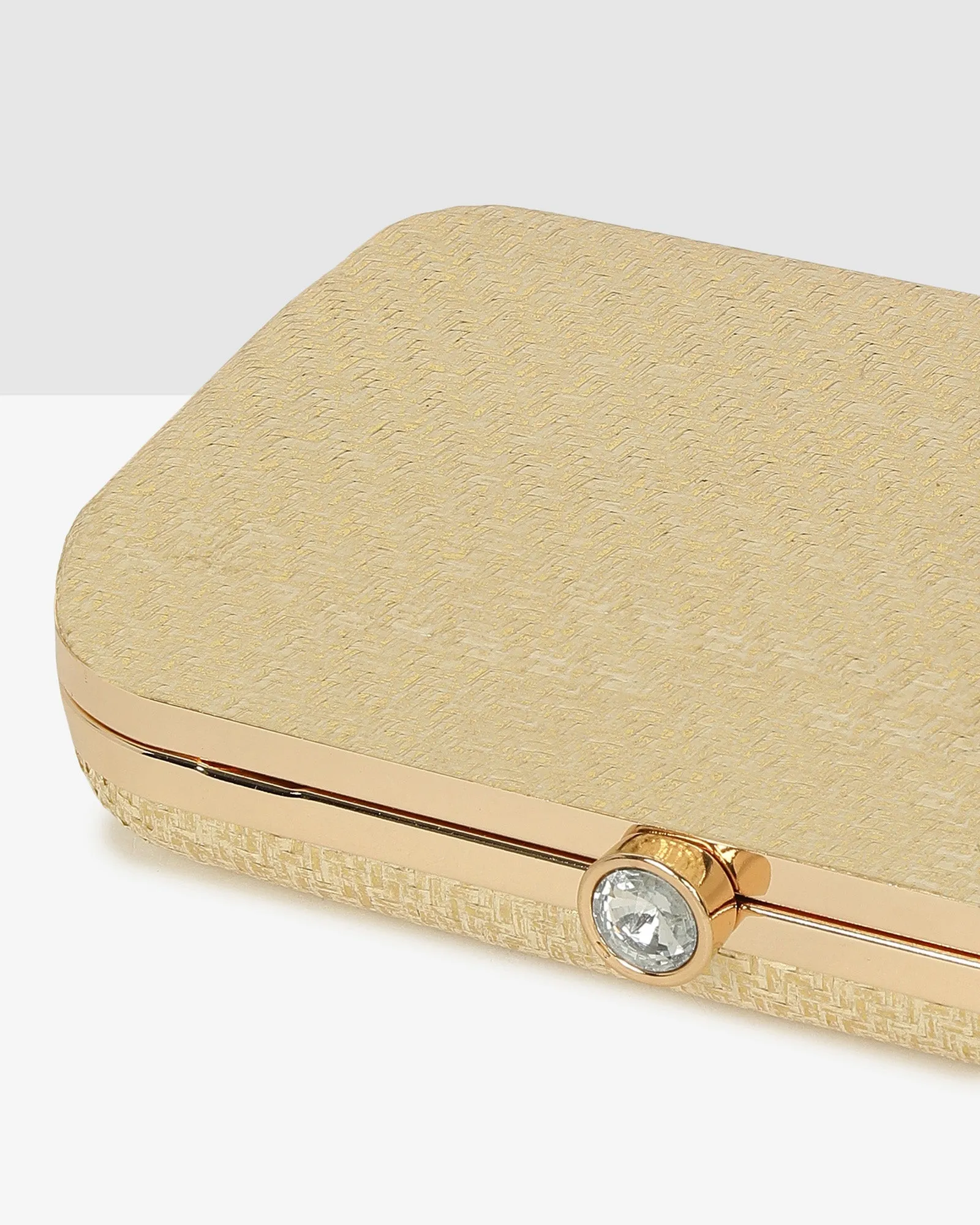 Ladies Gold Purse Handbag