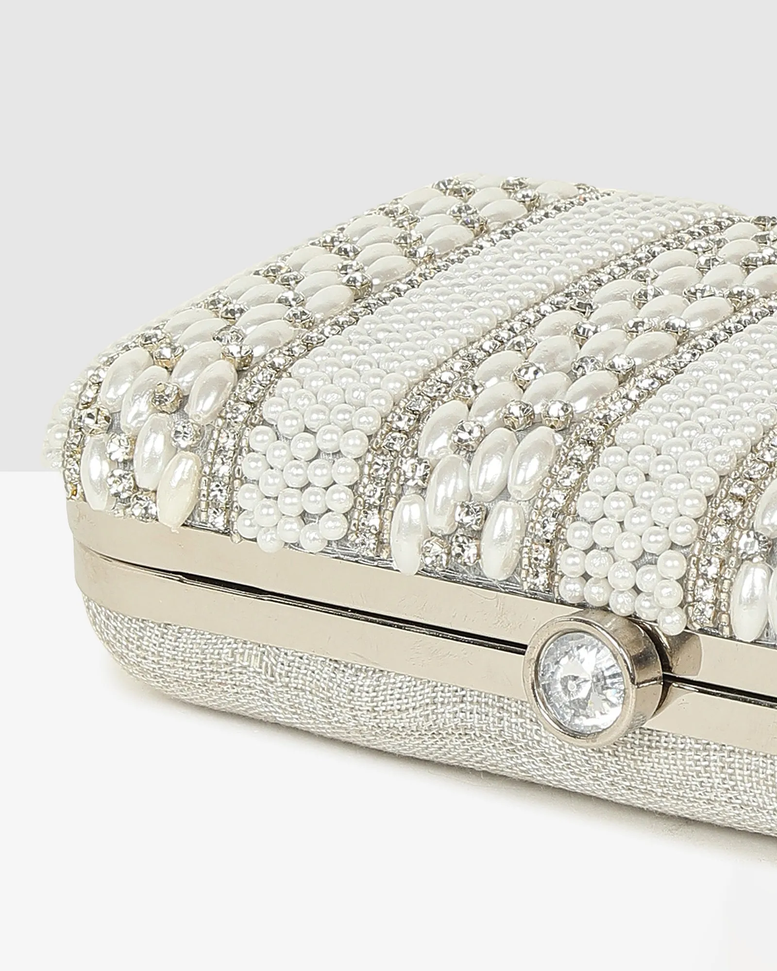 Ladies White Purse Handbag