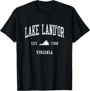 Lake Land'Or VA Vintage Athletic Sports JS01 T-Shirt