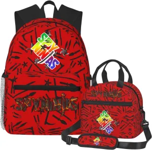 Large Capacity Backpack Camping Tote Shoulder Bag Combination 2 Piece Set Daypack For Daily Travel