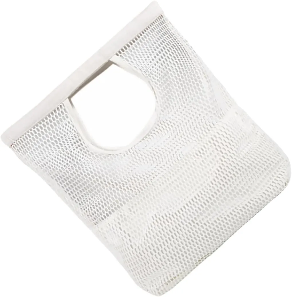 Large Capacity Shopping Pouch Mesh Beach Bag Portable Beach Tote Insulated Strong