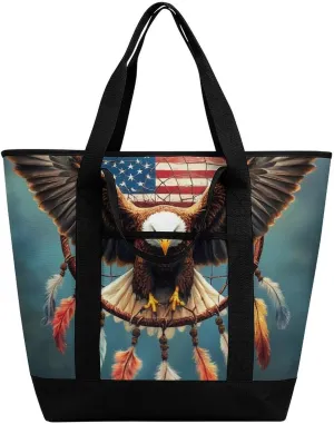 Large Thermal Shopping Tote Bag Travel Friendly Fashion Handbag Commuter Bag