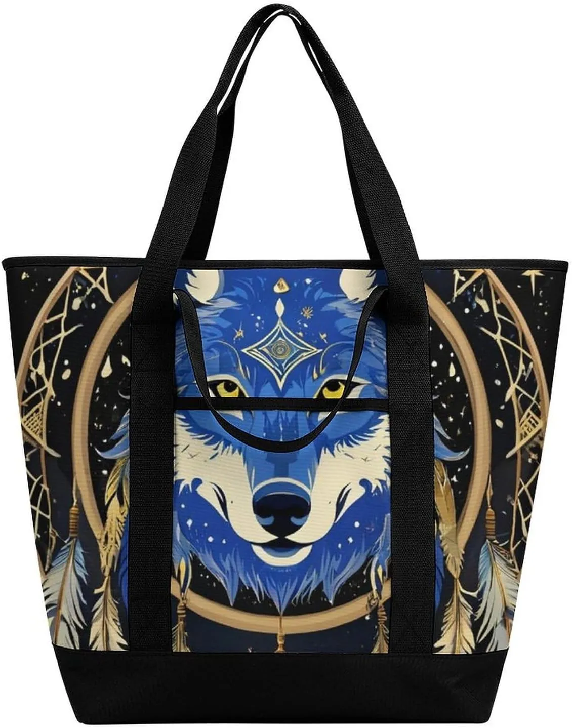 Large Thermal Shopping Tote Bag Travel Friendly Fashion Handbag Commuter Bag