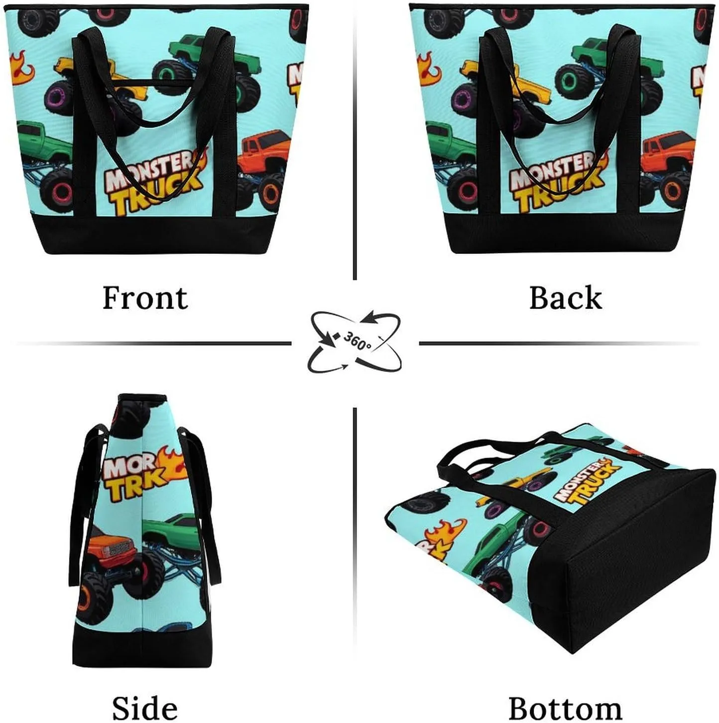 Large Thermal Shopping Tote Bag Travel Friendly Fashion Handbag Commuter Bag