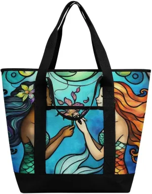 Large Thermal Shopping Tote Bag Travel Friendly Fashion Handbag Commuter Bag