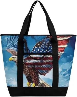 Large Thermal Shopping Tote Bag Travel Friendly Fashion Handbag Commuter Bag
