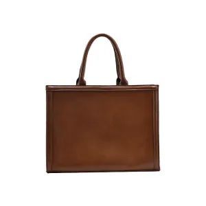 Large Tote Bag, Women's Retro Shopping Bag