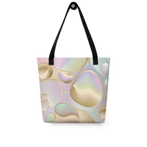 Lavender Bubbly All Over Print Tote Bag