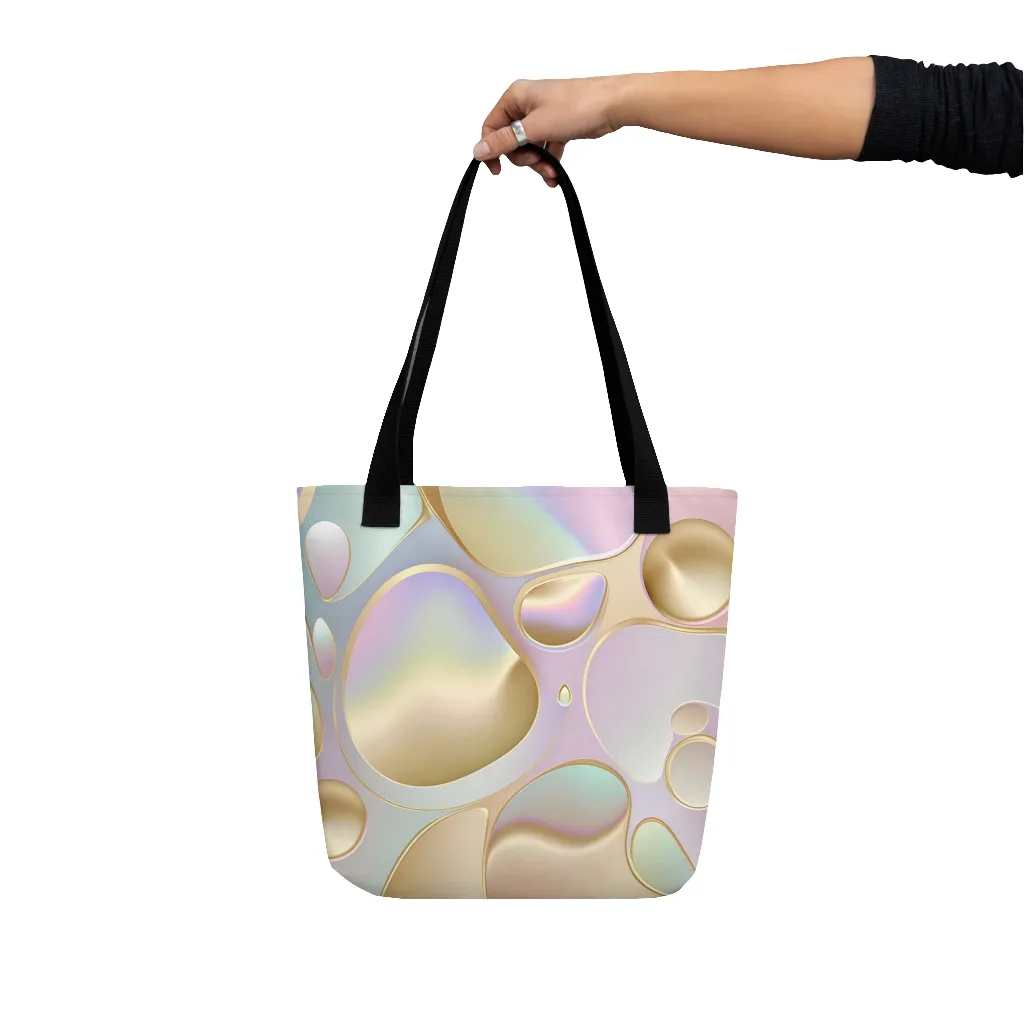 Lavender Bubbly All Over Print Tote Bag