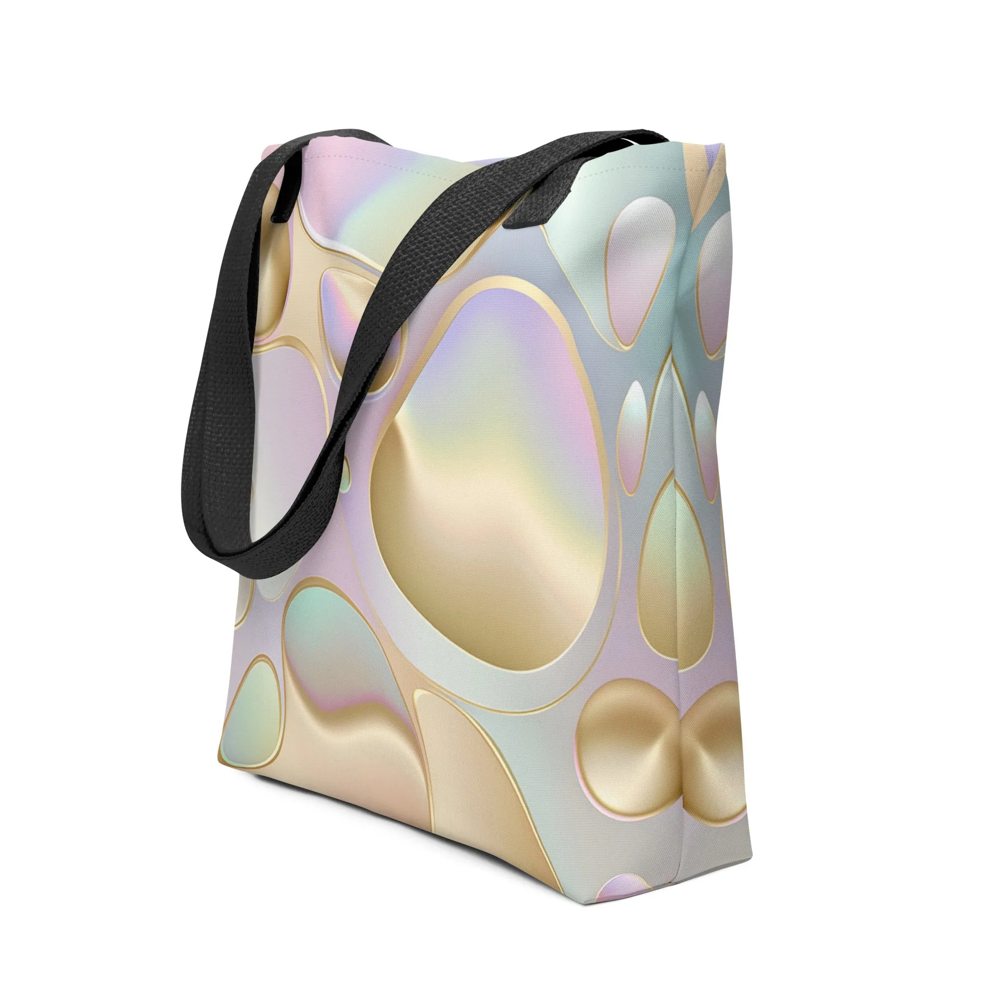 Lavender Bubbly All Over Print Tote Bag