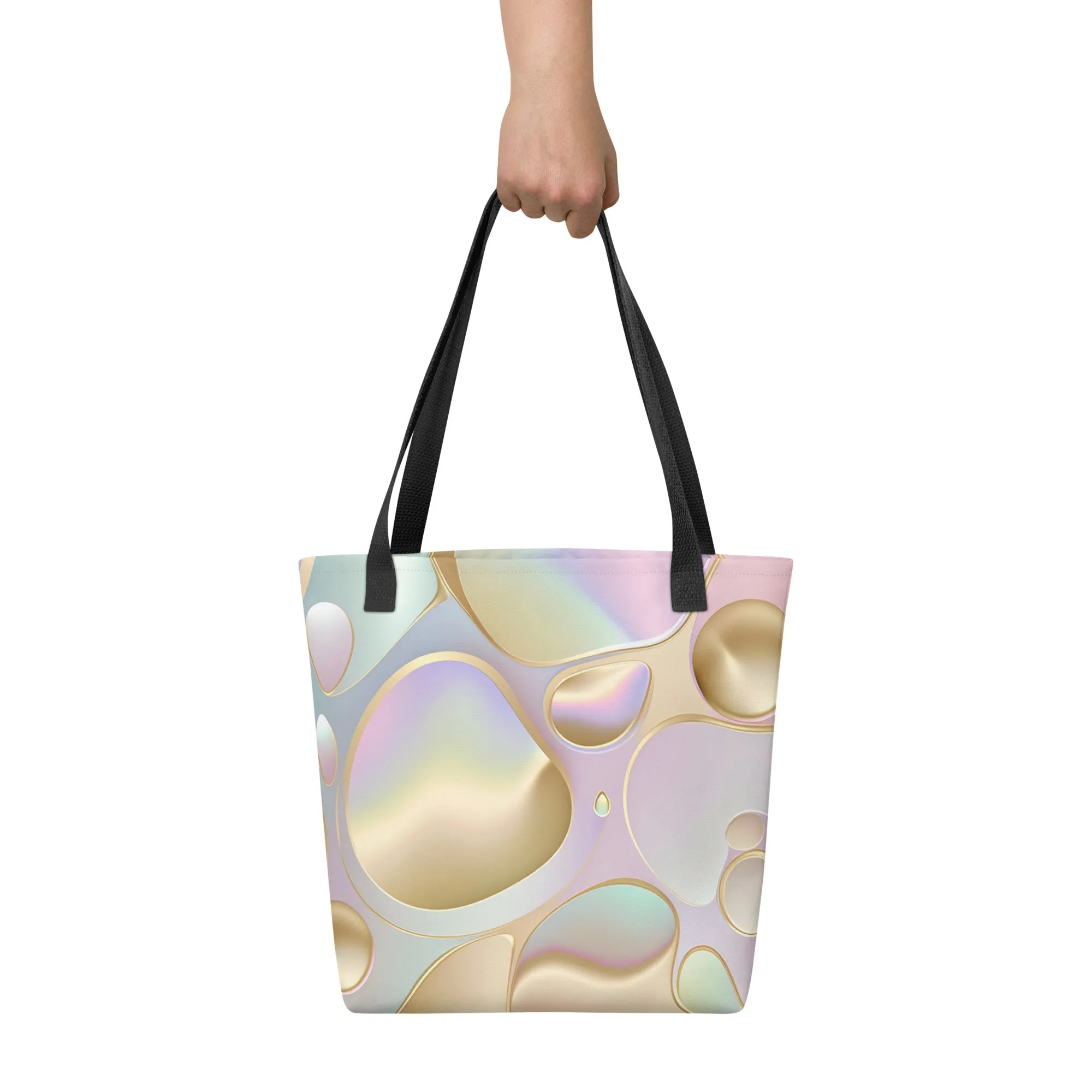 Lavender Bubbly All Over Print Tote Bag