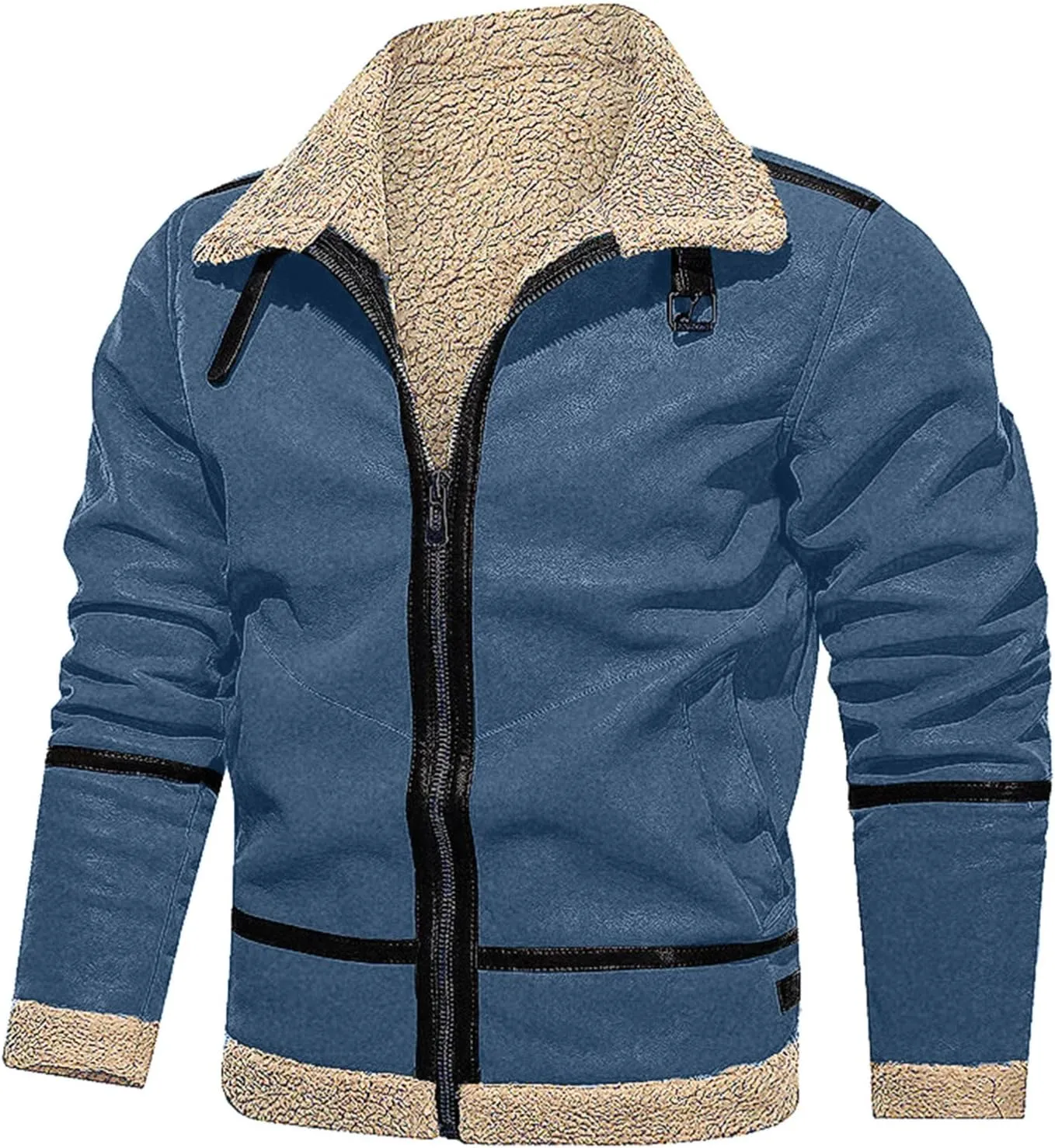 LCMTWX Mens Jackets Cottonpadded Jacket Stand Collar Knitted Splice Sweater Coat Casual Cardigan Men's Winter Jacket