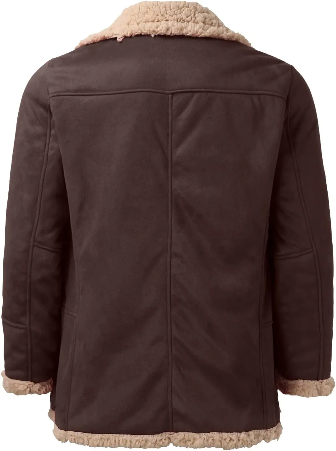LCMTWX Men's Thick Thermal Winter Jacket Stand Collar Knitted Splice Sweater Coat Casual Cardigan Stylish Mens Puffer