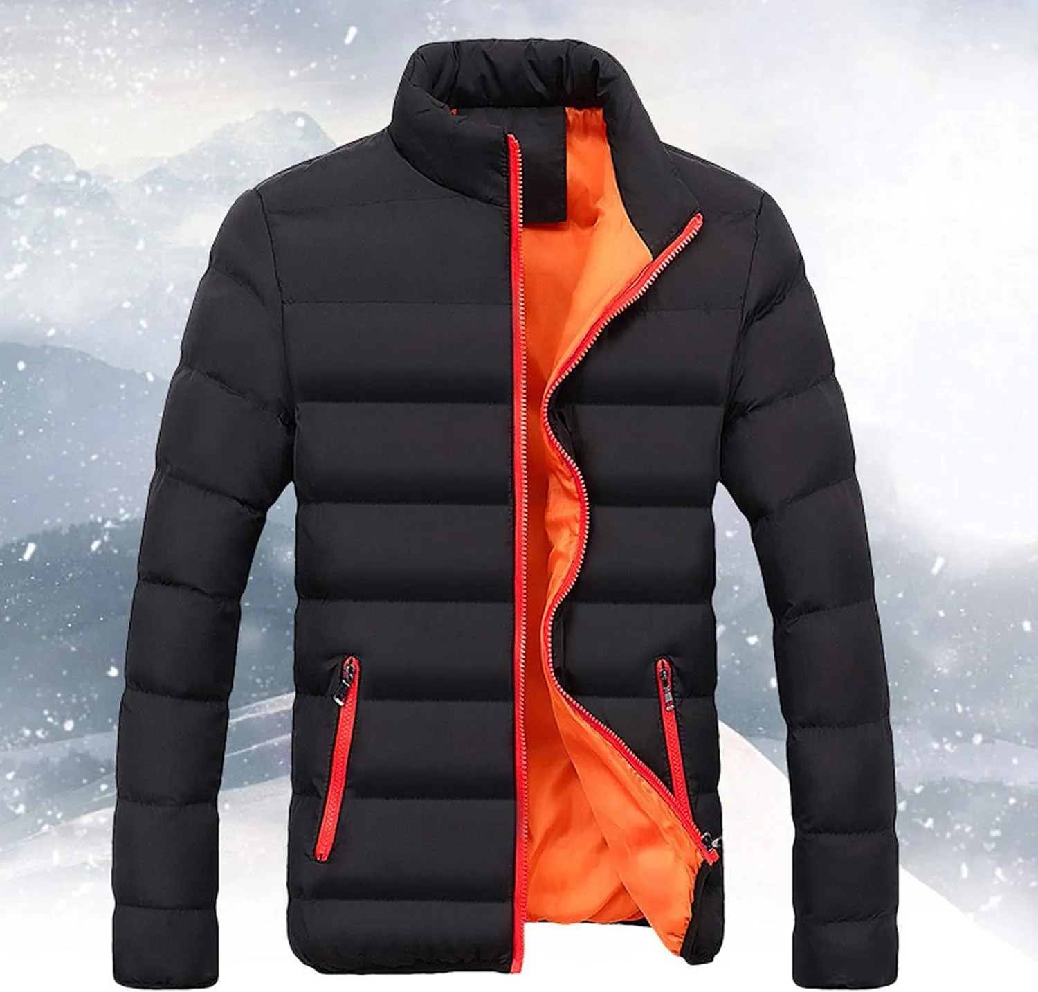 LCMTWX Men's Winter Thickened Warm Coats Solid Color Lapel Long Sleeve Coat Cardigan Plush Long Coat Mens Winter Coats