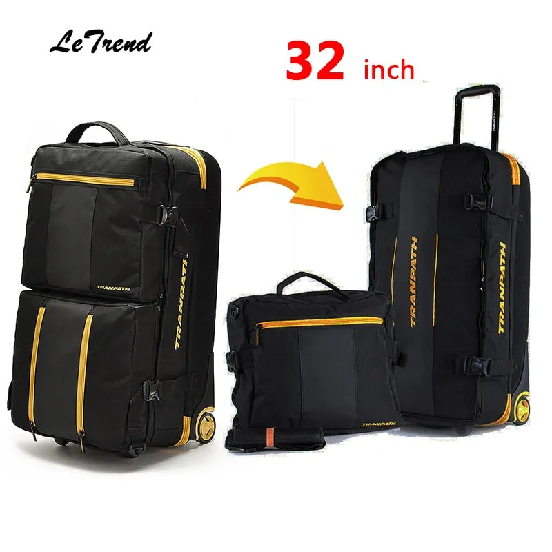 Letrend 32 inch High-capacity Rolling Luggage Set