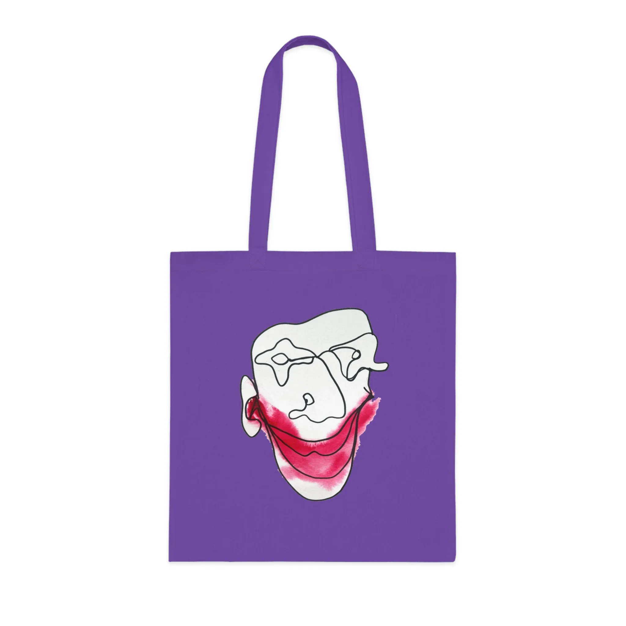 Let's Laugh - Versatile 100% Cotton Tote: Vibrant Colors, Light & Practical