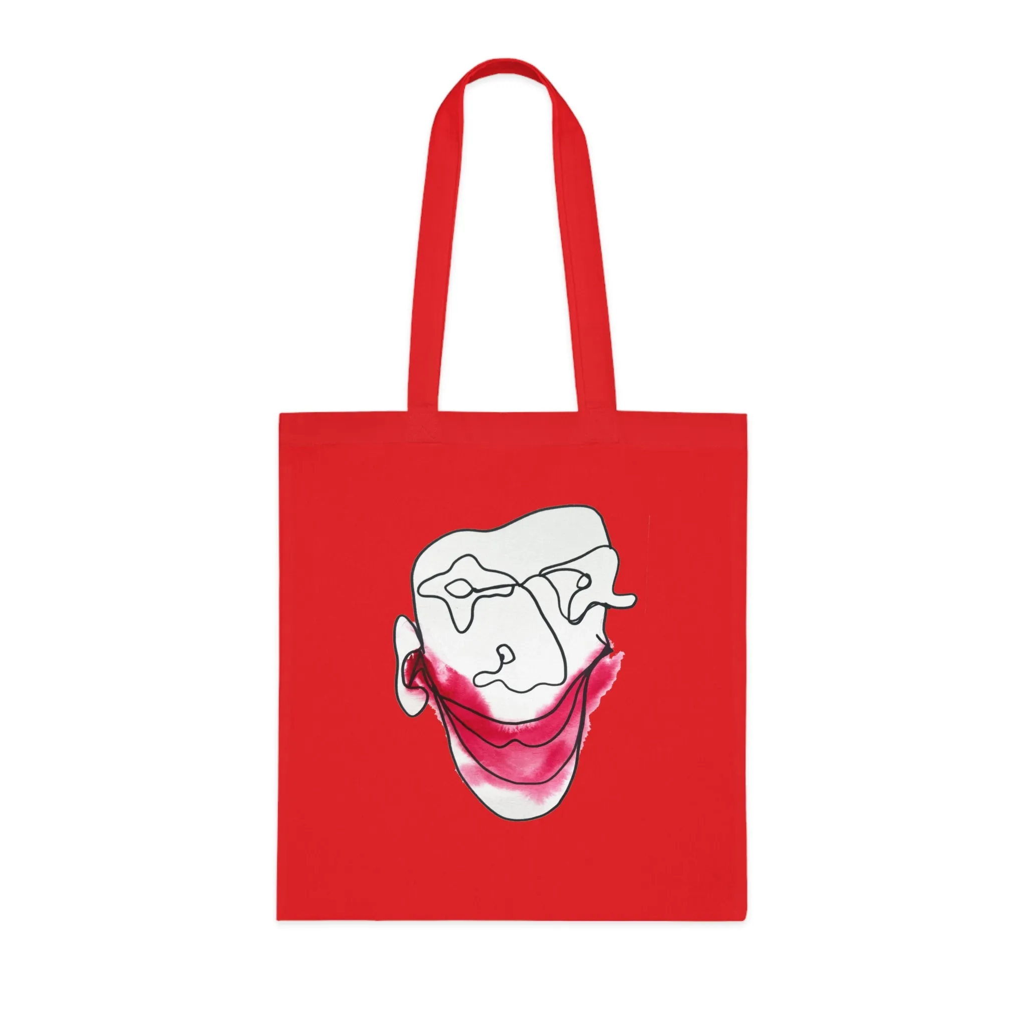 Let's Laugh - Versatile 100% Cotton Tote: Vibrant Colors, Light & Practical