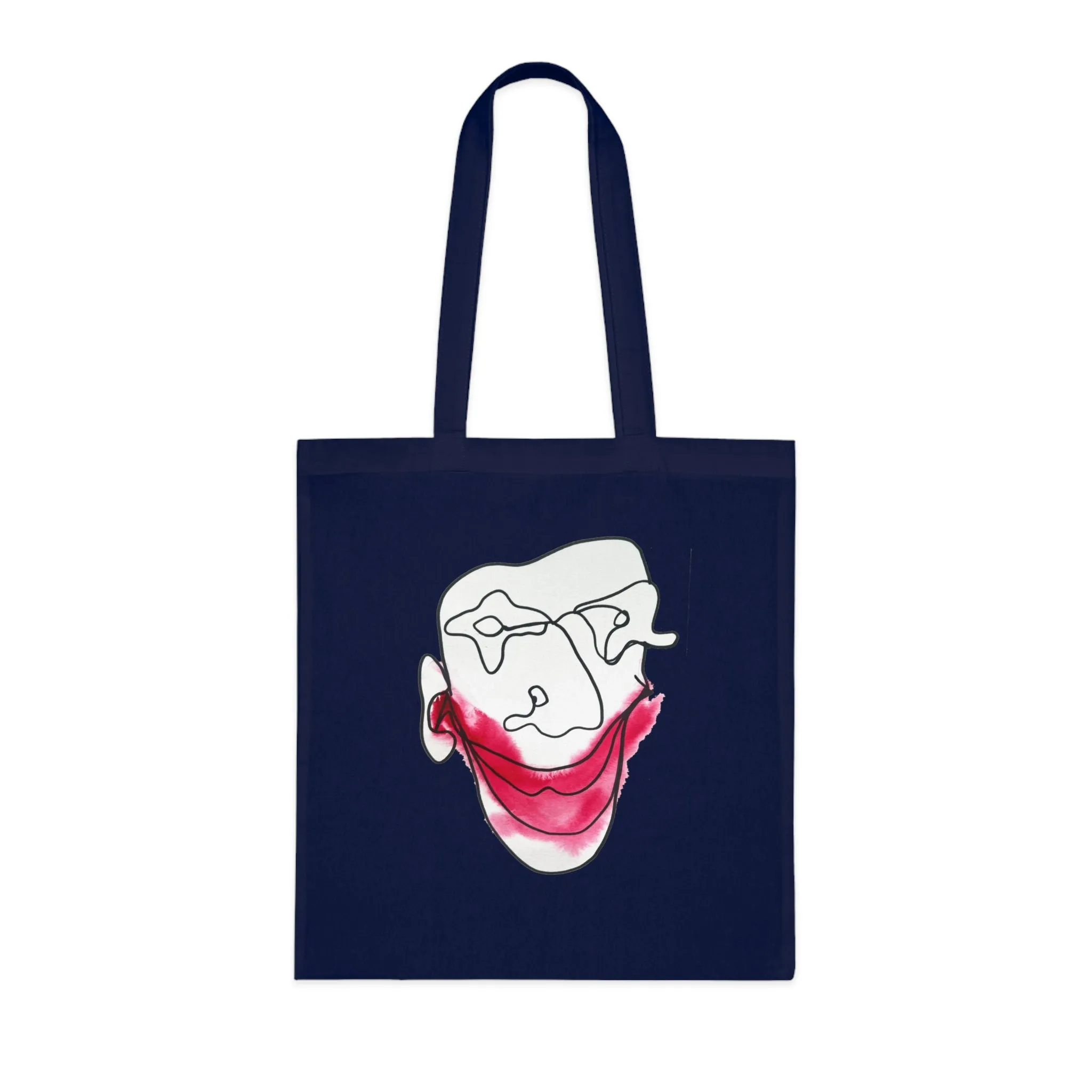 Let's Laugh - Versatile 100% Cotton Tote: Vibrant Colors, Light & Practical