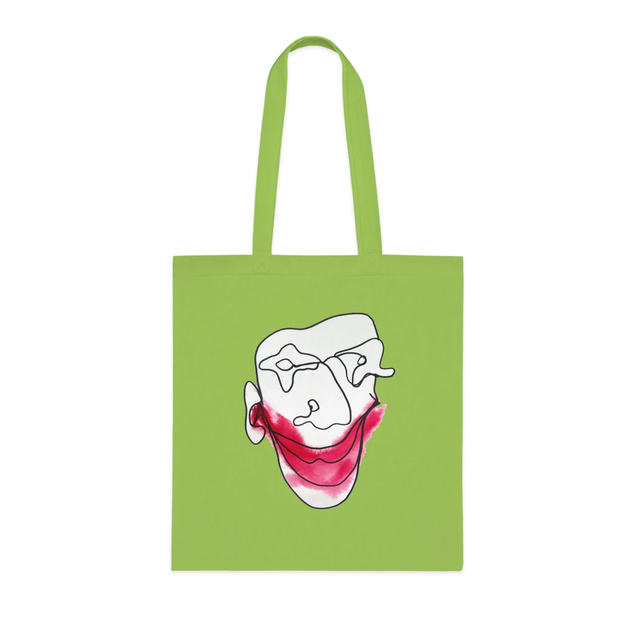Let's Laugh - Versatile 100% Cotton Tote: Vibrant Colors, Light & Practical