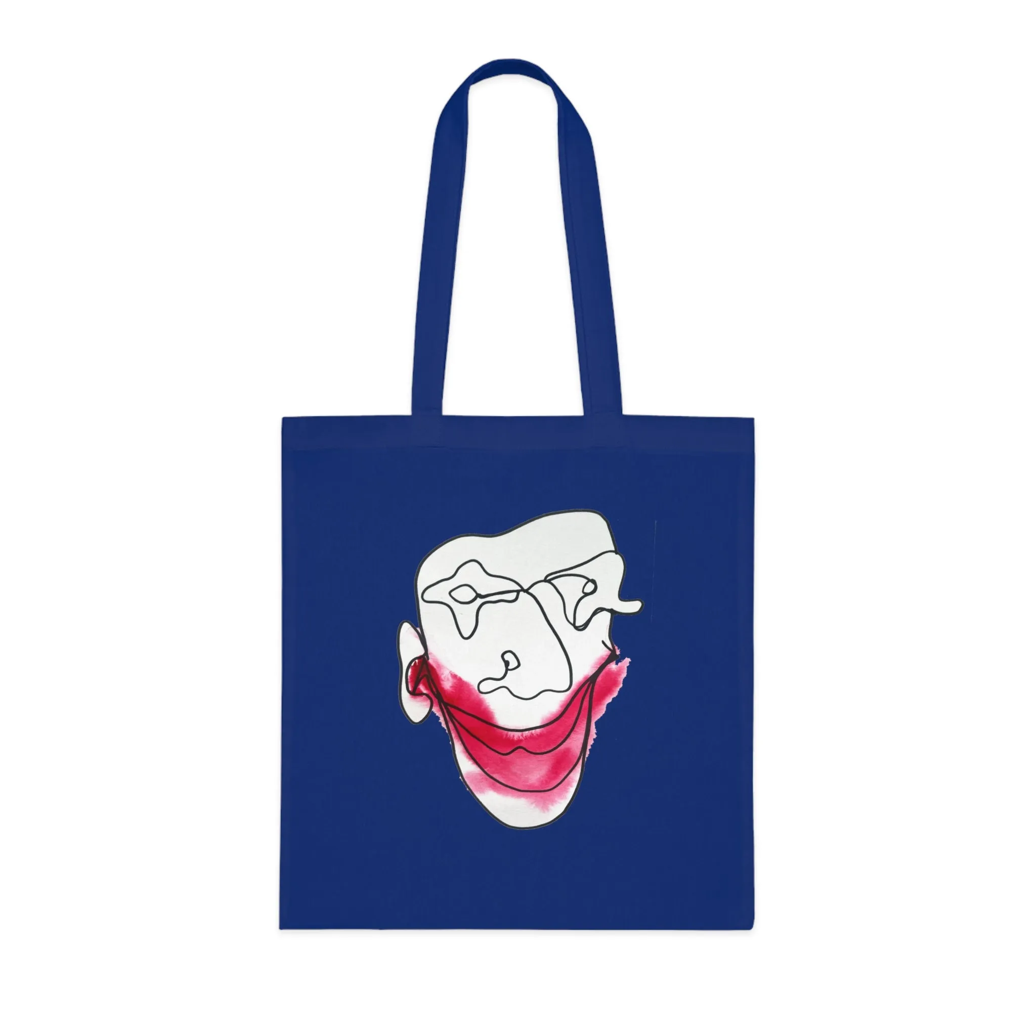 Let's Laugh - Versatile 100% Cotton Tote: Vibrant Colors, Light & Practical