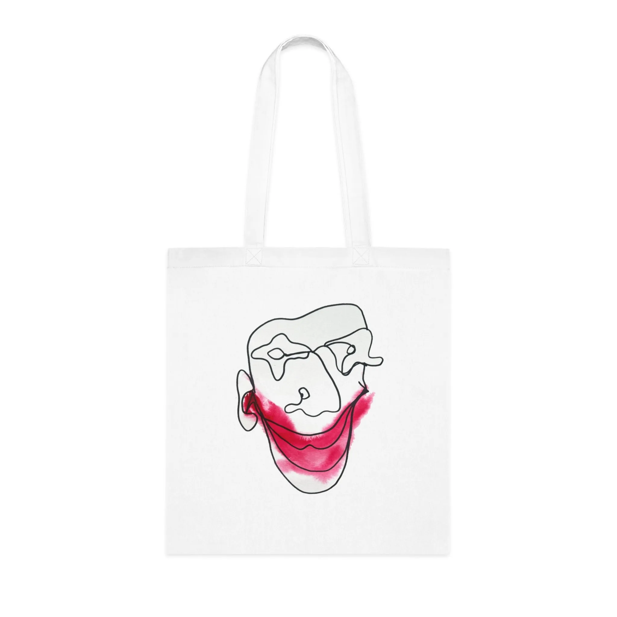 Let's Laugh - Versatile 100% Cotton Tote: Vibrant Colors, Light & Practical