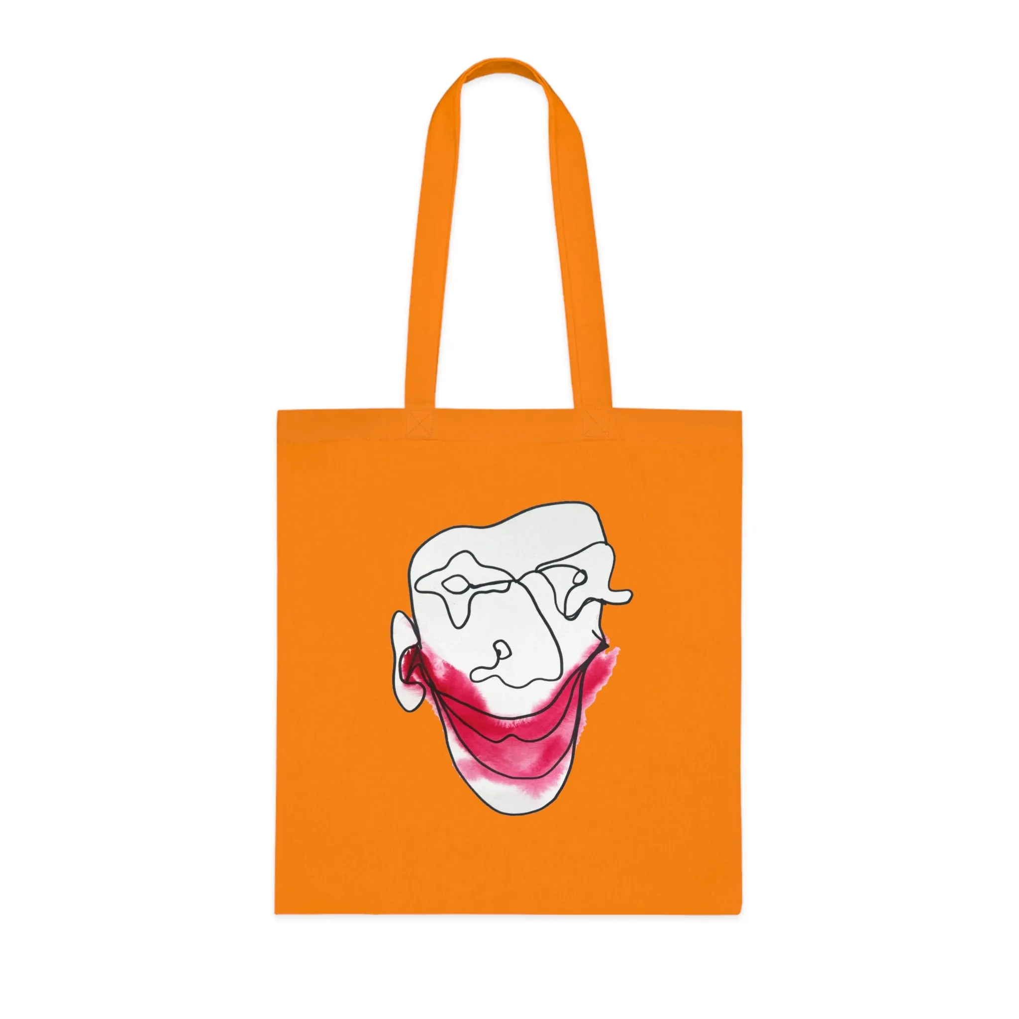 Let's Laugh - Versatile 100% Cotton Tote: Vibrant Colors, Light & Practical