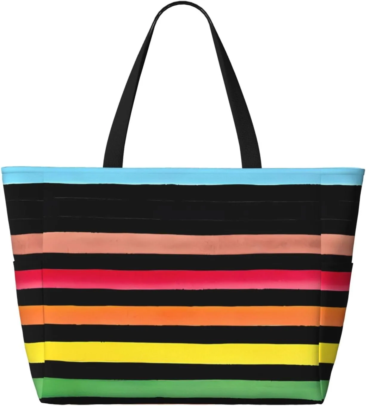 LGBT Pride Rainbow Gay proud Large Capacity Travel Bag Lightweight Shopping Handbag Beach Tote Bags Work Bag