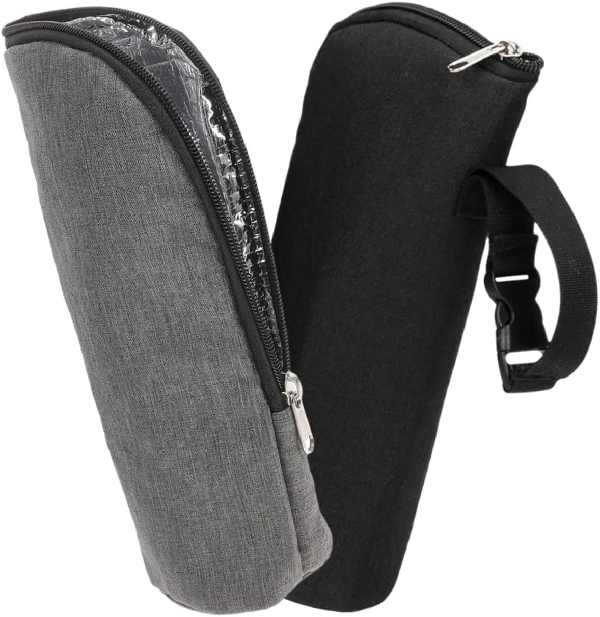 LIFKOME 2Pcs Insulated Bottle Bag Thermal Pouch for Milk Bottles Travel Friendly Nursing Bottle Carrier Colors for Go