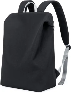 Lightweight Airy Waterproof Backpack - Durable Laptop Bookbag, Anti-Slip Compartments for Travel, Work, School (Black)