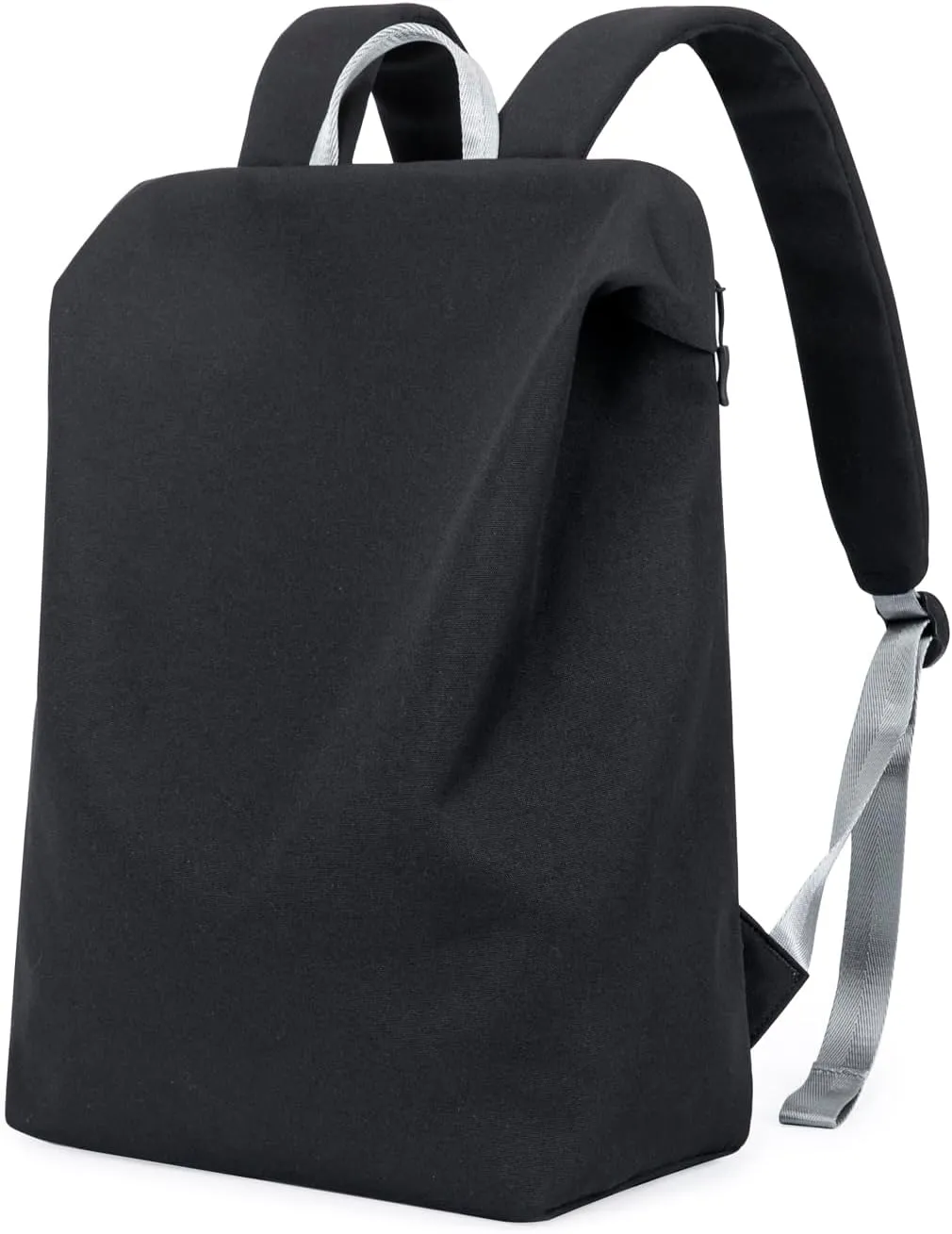 Lightweight Airy Waterproof Backpack - Durable Laptop Bookbag, Anti-Slip Compartments for Travel, Work, School (Black)