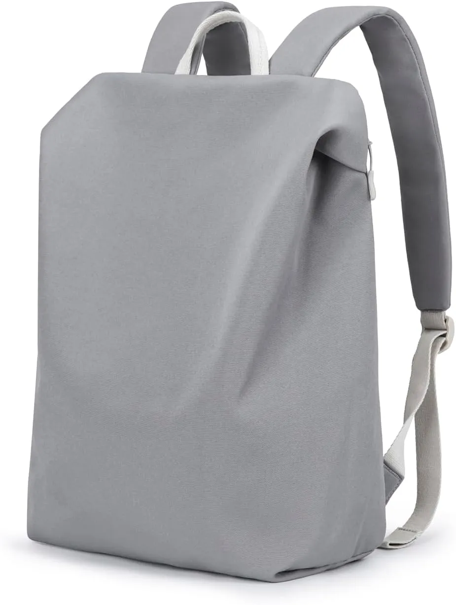 Lightweight Airy Waterproof Backpack - Durable Laptop Bookbag, Anti-Slip Compartments for Travel, Work, School (Gray)