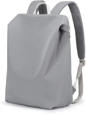 Lightweight Airy Waterproof Backpack - Durable Laptop Bookbag, Anti-Slip Compartments for Travel, Work, School (Gray)