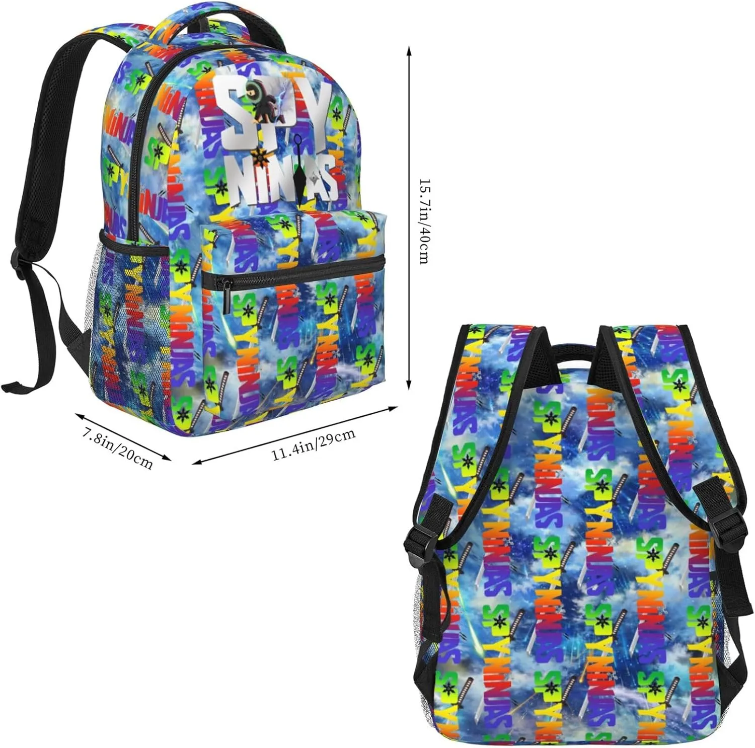 Lightweight Classic Large Capacity Backpack Multifunctional 2 Piece Set Daypack For Adult