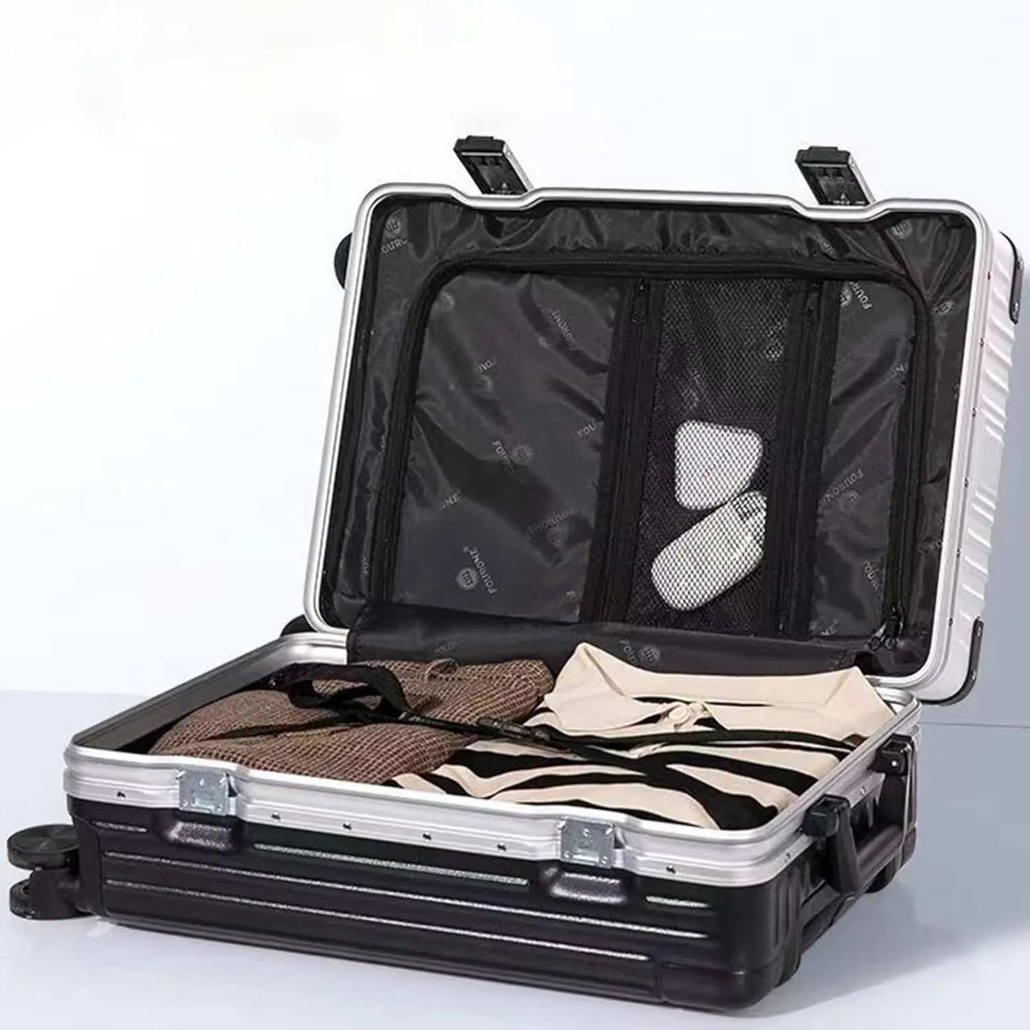 Lightweight Suitecase With Carry-on Bag, With Spinner Wheels, Expandable Luggage, Equipped With Anti-pick Combination Lock (Color : 20 Bag, Size : Green)