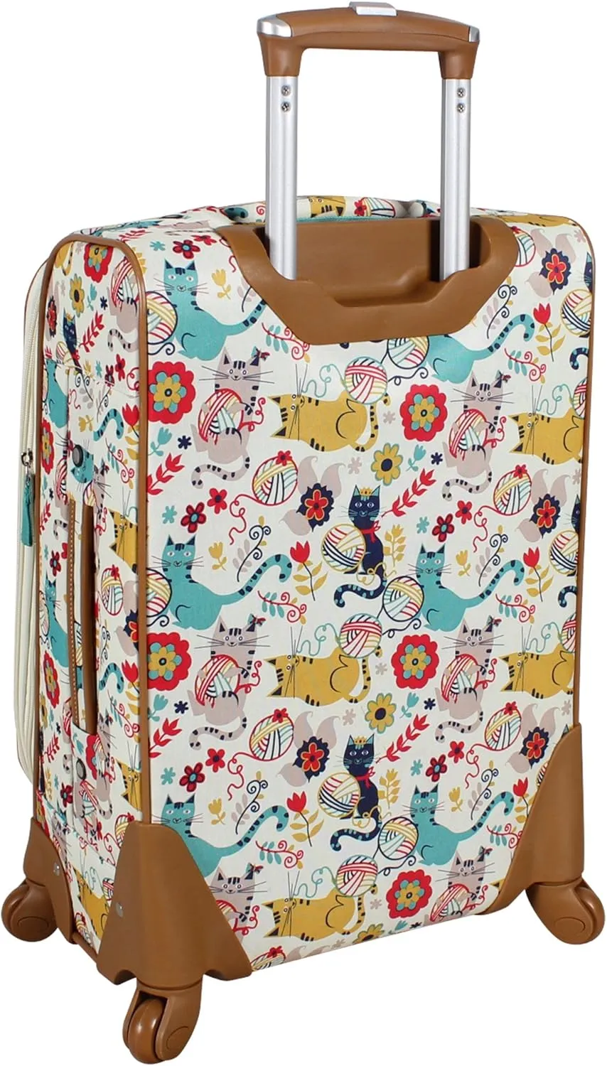 Lily Bloom 20" Exp Spinner Luggage (Furry Friends)