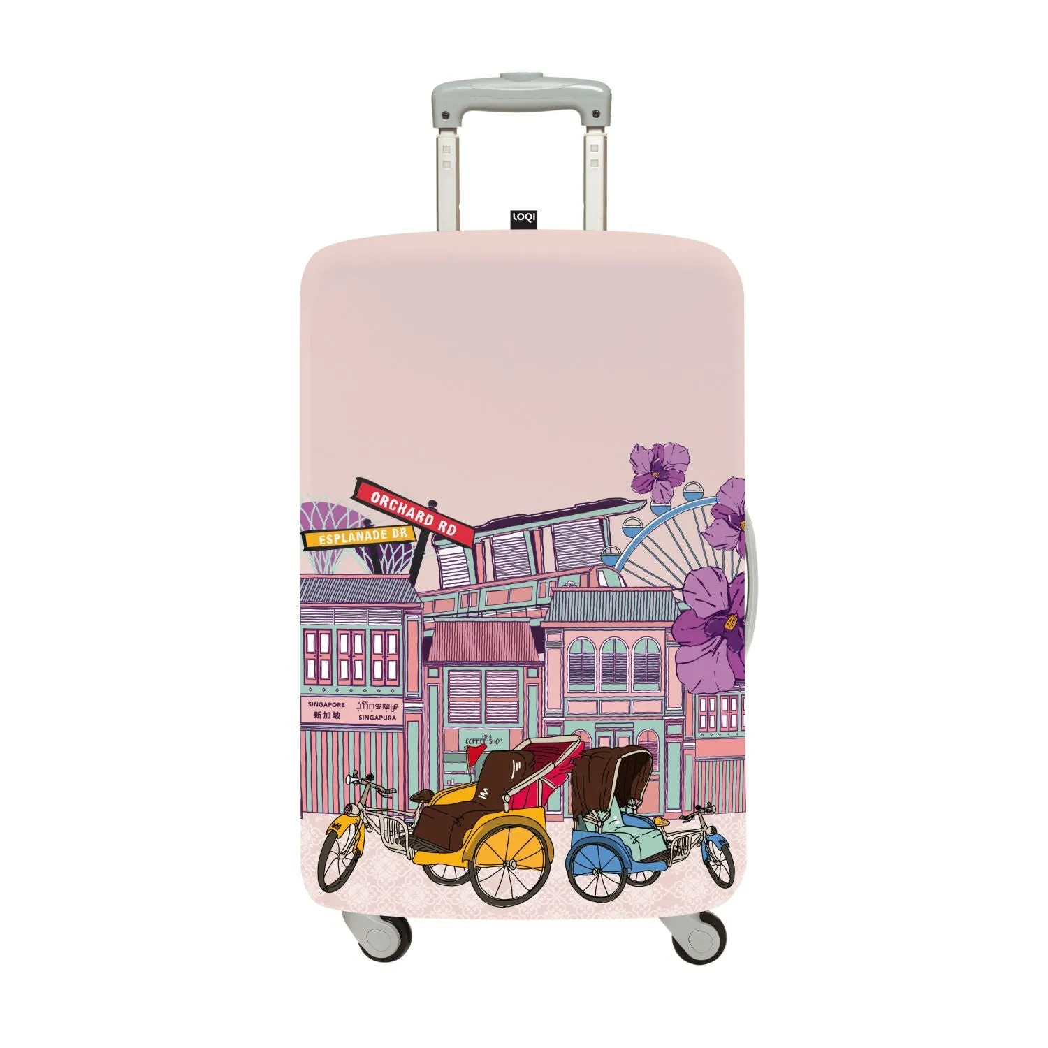 LOQI Urban Medium Luggage Cover