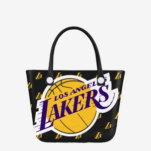 Los Angeles Lakers Big Logo Mini Print Tailgate Tote Bag