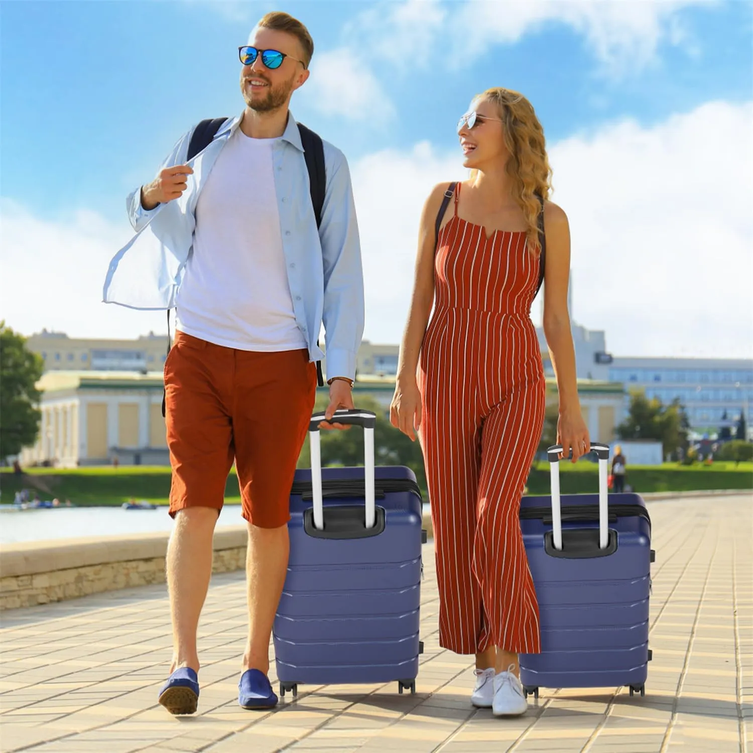 Luggage, 24 inch Hard Shell Rolling Suitcase for Travel Expandable Lightweight with Spinner Wheels TSA Lock