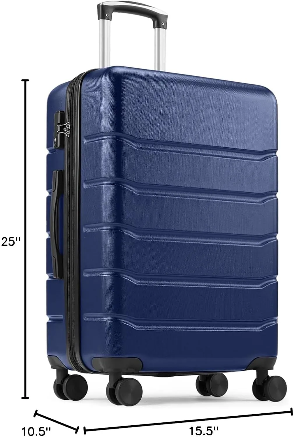 Luggage, 24 inch Hard Shell Rolling Suitcase for Travel Expandable Lightweight with Spinner Wheels TSA Lock