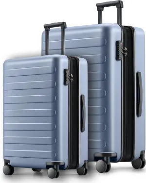 Luggage Sets 2 Piece, Carry On Luggage Airline Approved, Large Checked Luggage with Smooth Spinner Wheels, Expandable, Hard Shell PC Suitcase Sets, TSA Approved, 20in/28in (Shadow, Rhine Max)