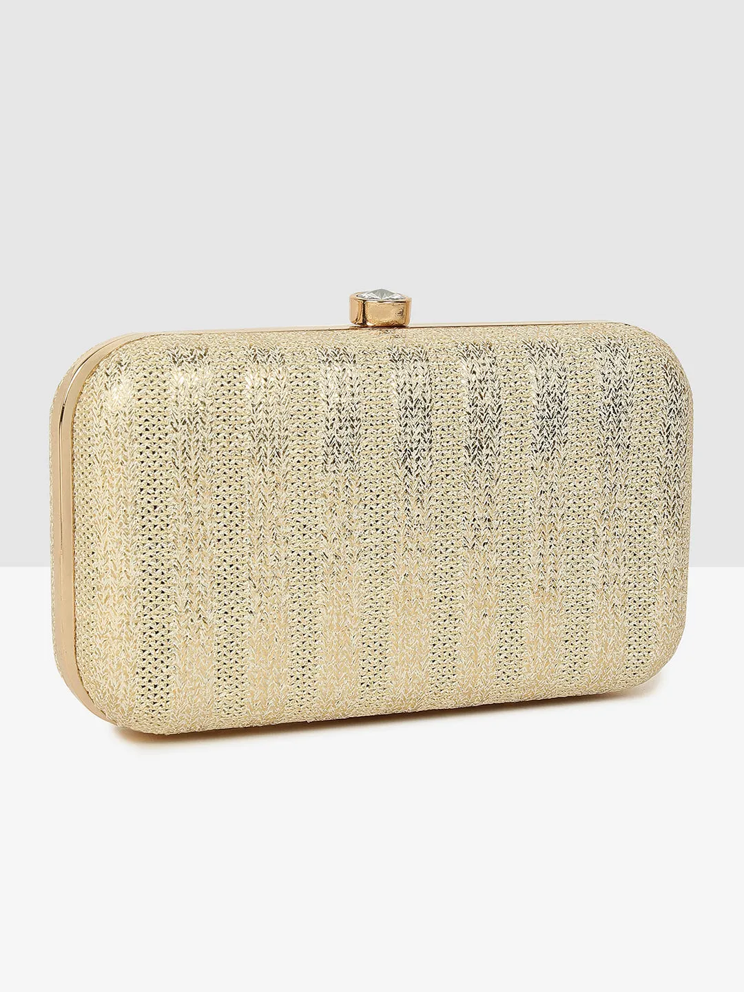 Luxe Gold Frame Clutch