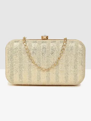 Luxe Gold Frame Clutch