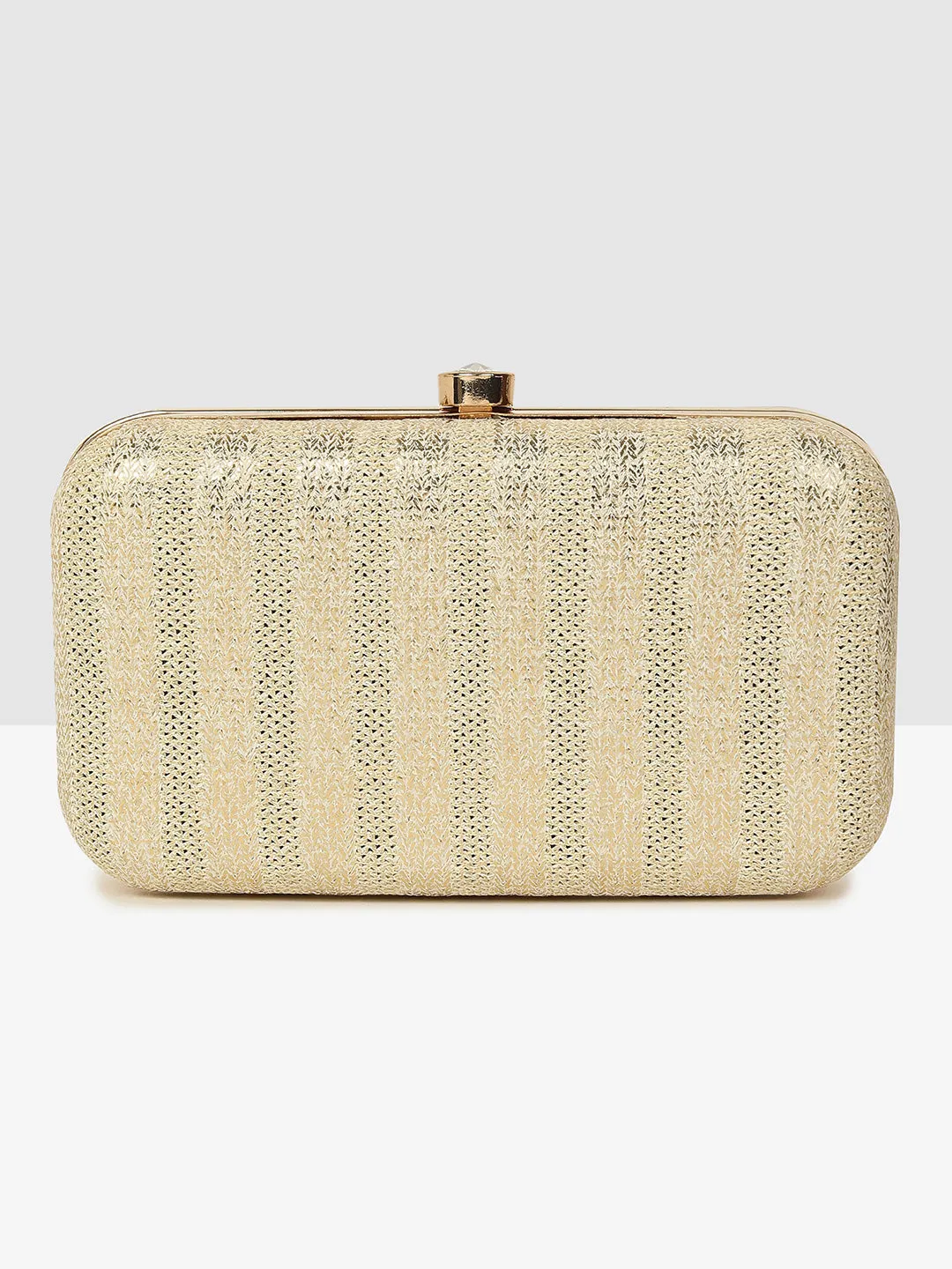Luxe Gold Frame Clutch