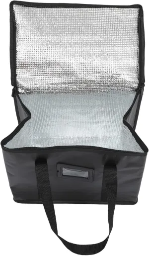 Luxshiny Reusable Insulated Cooler Bag Insulated Catering Bag for Food Large Food Warmer Grocery Bag Long Handles
