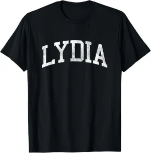 Lydia South Carolina SC Vintage Athletic Sports Design T-Shirt