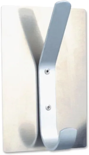 Magna Visual Magnetic Satin Steel Coat & Hat Hook – Heavy-Duty 10 LB Capacity – Ideal for Home, Office & School – Sleek Nickel-Plated Finis