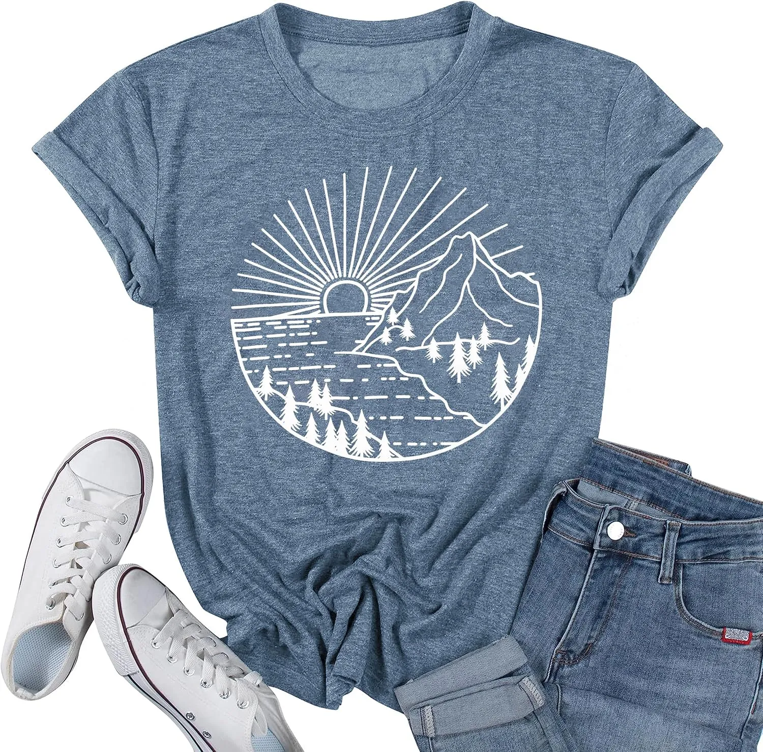 Mama Motherhood Oversized Tshirt Women Funny Graphic Trendy Mom Life Shirts Drop Shoulder Tee Tops
